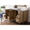 James Martin Vanities Portland 48in Single Vanity Whitewashed Walnut w/ 3 CM Carrara Marble Top 620-V48-WW-3CAR - alternate 3